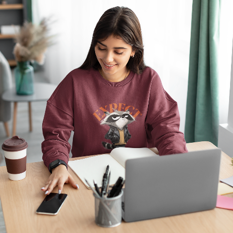 Unisex Oversized Heavyweight Sweatshirt - Street Raccoon