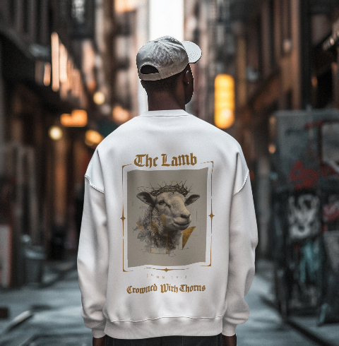 Heavy Blend Hoodie - The Lamb with the Crown of Thorns