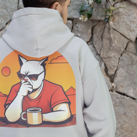 Heavy blended hoodie-American coffee evening coffee