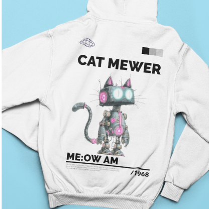 Heavy Blended Hoodie - Standing Mechanical Cat