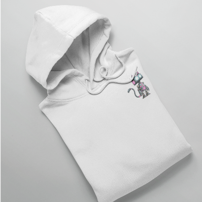 Heavy Blended Hoodie - Standing Mechanical Cat
