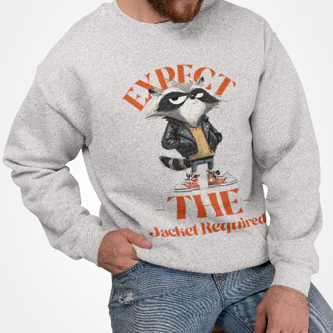 Unisex Oversized Heavyweight Sweatshirt - Street Raccoon