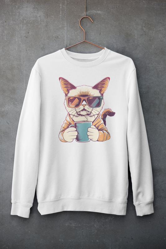 Retro Grumpy Cat Sweatshirt – Cozy & Bold Style | Grumpy Cat Club