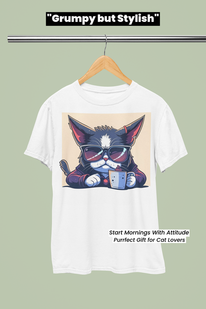 Grumpy Cat T-Shirt | Funny Retro Unisex Tee for Cat Lovers | Grumpy Cat Club