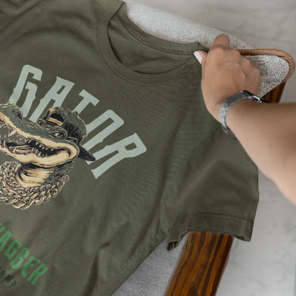 Classic Comfort T-Shirt - Hip Hop Retro Crocodile