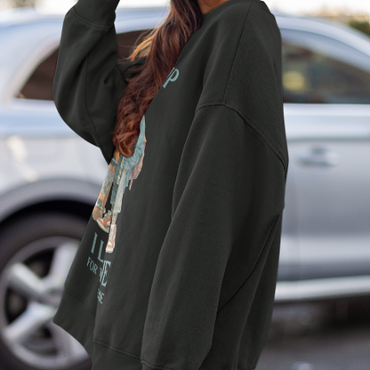 Unisex Oversized Heavyweight Sweatshirt - Street Skateboarding Cheetah