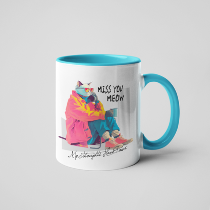 Funny Cat Mug with Color Inside – Cute Gift for Coffee Lovers, Cat Fans & Friends | Grumpy Cat Club