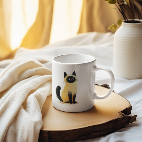 20oz Pastel-Inspired Siamese Cat 2