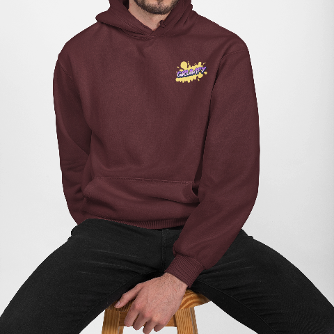 Unisex Heavy Blend Hoodie Retro hip-hop full-face headphones Panda