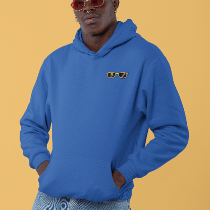 Unisex Heavy Blend Hoodie Retro Bitcoin Bulldog Be greedy when others are fearful