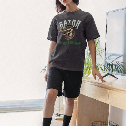 Classic Comfort T-Shirt - Hip Hop Retro Crocodile