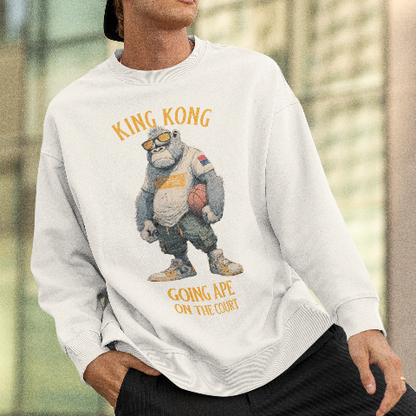 Unisex Oversized Heavyweight Sweatshirt - Street Basketball Gorilla