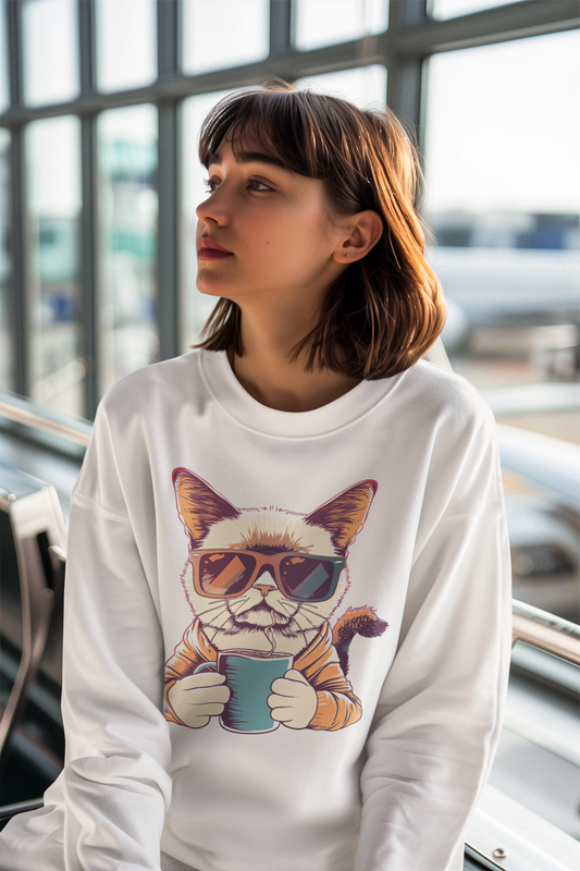 Retro Grumpy Cat Sweatshirt – Cozy & Bold Style | Grumpy Cat Club