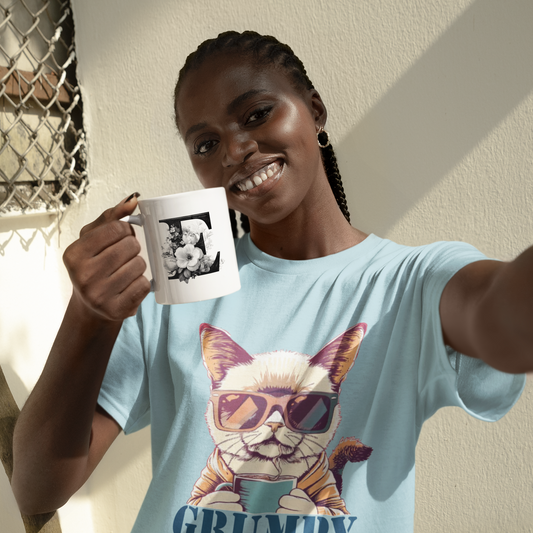 Funny Grumpy Cat Mug – Glossy Ceramic Coffee Cup Gift for Cat Lovers | Grumpy Cat Club