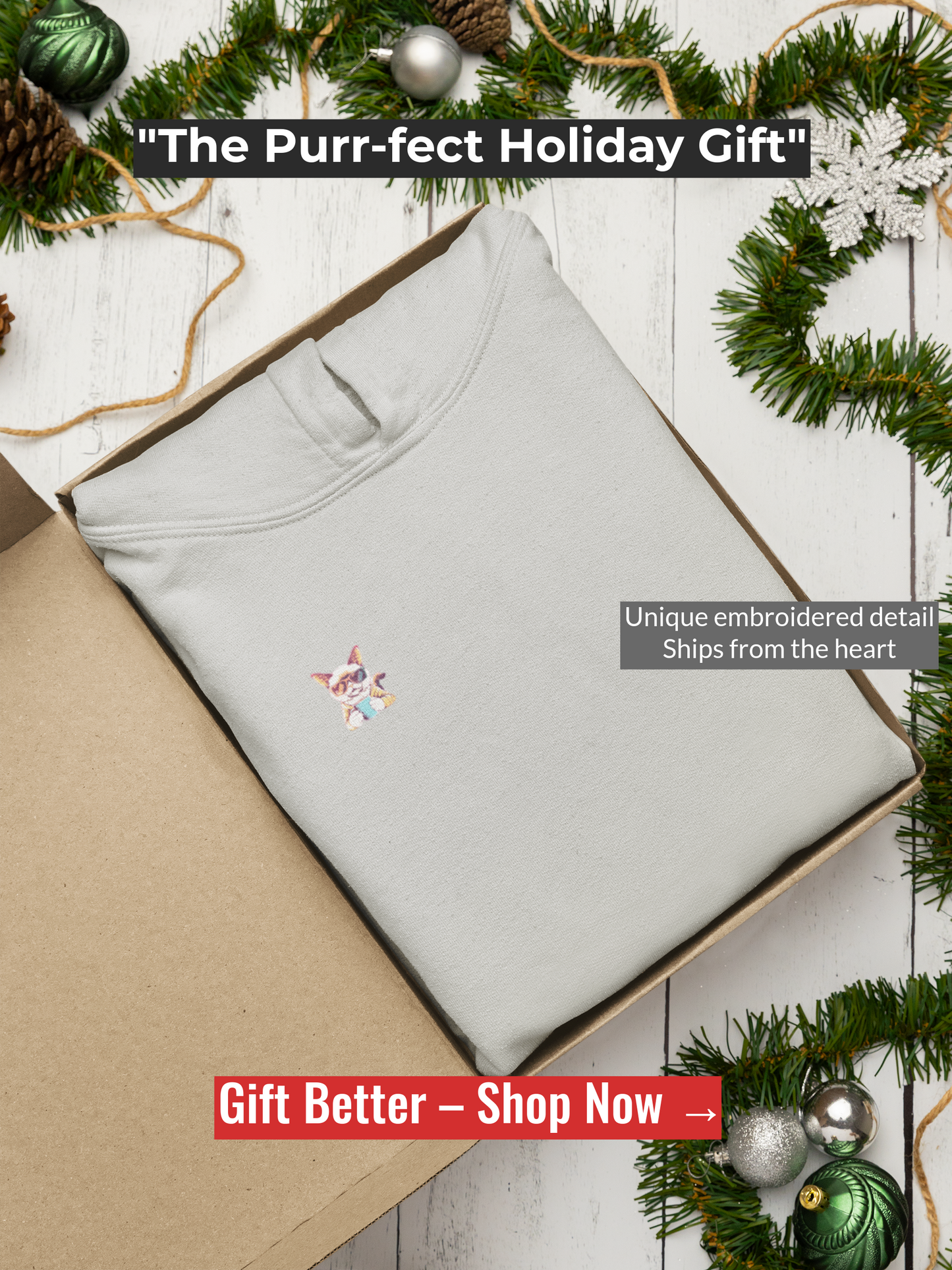 Cool Cat Hoodie – Sunset Coffee Edition | Grumpy Cat Club
